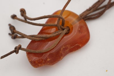 Lot 254 - A COLLECTION OF THREE AMBER NECKLACES
