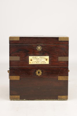 Lot 76 - JOHN FRANCIS WOODS, LONDON. A LATE 19TH CENTURY TWO-DAY MARINE CHRONOMETER
