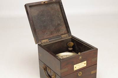 Lot 76 - JOHN FRANCIS WOODS, LONDON. A LATE 19TH CENTURY TWO-DAY MARINE CHRONOMETER