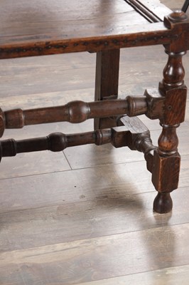 Lot 1558 - A PAIR OF 17TH CENTURY ENGLISH OAK HALL CHAIRS