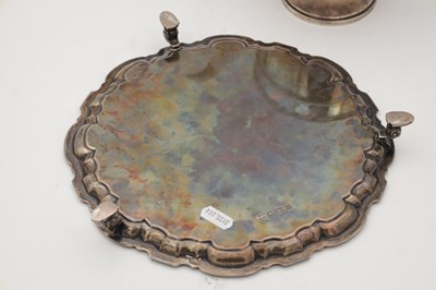 Lot 69 - TWO 20TH CENTURY ENGLISH SILVER TABLEWARE ITEMS