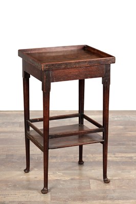 Lot 1488 - A GEORGE II MAHOGANY OCCASIONAL TABLE