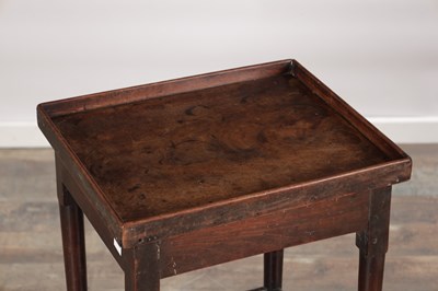 Lot 1488 - A GEORGE II MAHOGANY OCCASIONAL TABLE
