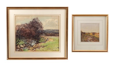 Lot 938 - FRED LAWSON (BRITISH, 1888-1968) A PAIR OF EARLY 20TH CENTURY WATERCOLOURS