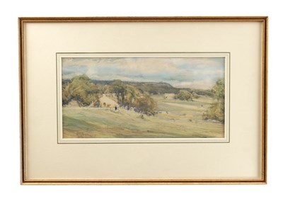 Lot 868 - A E SMITH (EARLY 20TH CENTURY) A WATERCOLOUR VIEW OF CONISTON IN WHARFEDALE