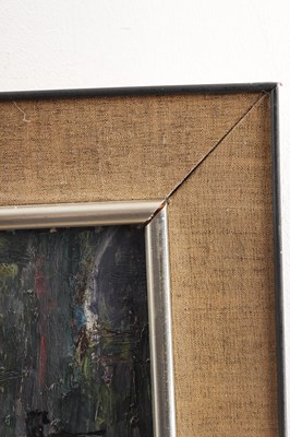 Lot 875 - DAVID BARKER A MID 20TH CENTURY OIL ON BOARD