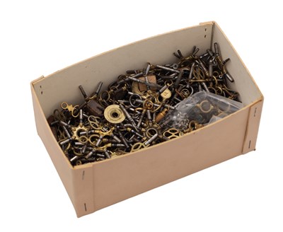 Lot 485 - A COLLECTION OF POCKET WATCH KEYS