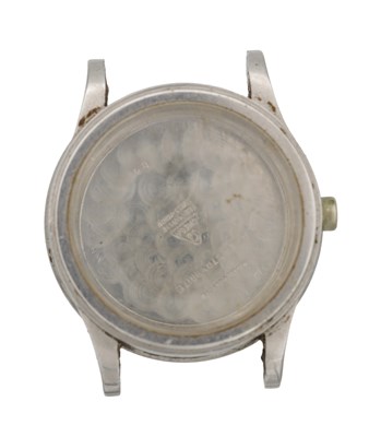 Lot 488 - A 1930S OMEGA STAINLESS STEEL GENTLEMAN'S WATCH CASE