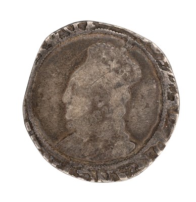 Lot 287 - A CIRCA 1564 ENGLISH HAMMERED SILVER SIXPENCE OF ELIZABETH I