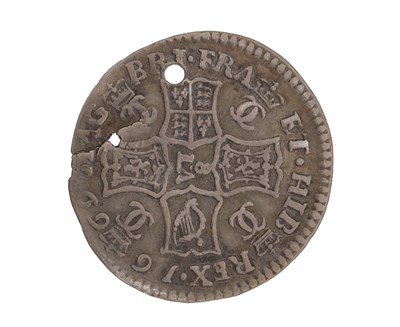 Lot 163 - A 1669 SCOTTISH CHARLES II SILVER HALF MERK
