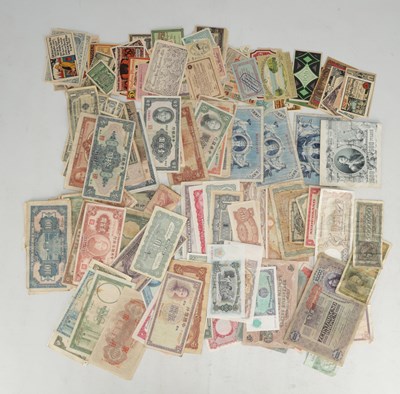Lot 161 - A COLLECTION OF WORLD BANKNOTES AND EMERGENCY ISSUE NOTES