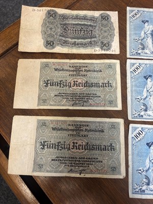 Lot 161 - A COLLECTION OF WORLD BANKNOTES AND EMERGENCY ISSUE NOTES