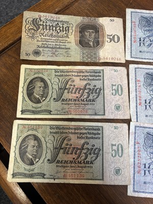 Lot 161 - A COLLECTION OF WORLD BANKNOTES AND EMERGENCY ISSUE NOTES