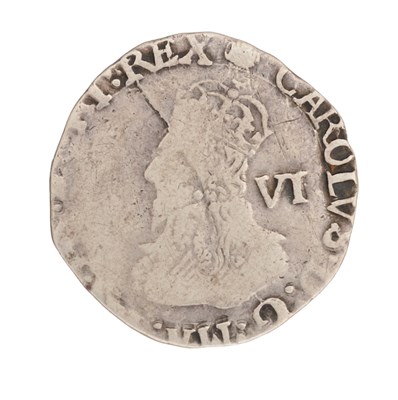 Lot 294 - A CHARLES I SILVER SHILLING