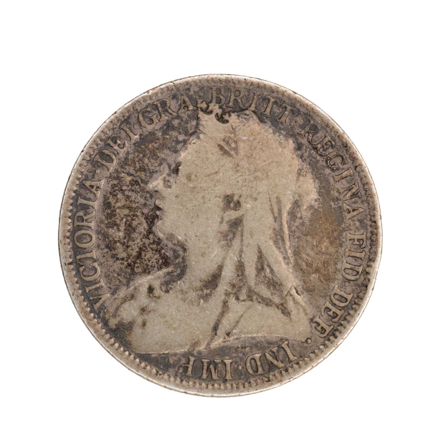 Lot 292 - A 1901 VICTORIA ENGLISH SILVER FLORIN