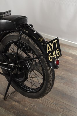 Lot A 1934 VELOCETTE KSS 350CC MOTORCYCLE