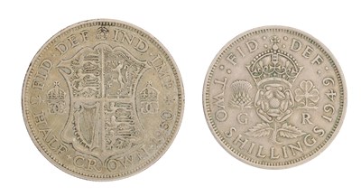 Lot 193 - TWO 20TH CENTURY ENGLISH COINS