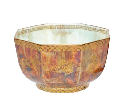 Lot 632 - A 1920S WEDGWOOD FAIRYLAND LUSTRE BOWL DESIGNED BY DAISY MAKEIG-JONES PATTERN Z4830