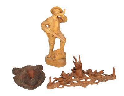 Lot 1375 - A COLLECTION OF CARVED WOODS