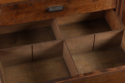 Lot 1582 - AN EARLY 20TH CENTURY OAK FILING CABINET BY H. W. CASLON