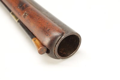 Lot 835 - AN 18TH CENTURY ENGLISH FLINTLOCK BLUNDERBUSS BY WHELLER