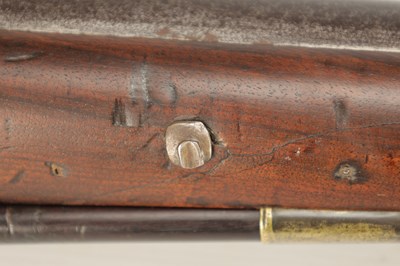 Lot 835 - AN 18TH CENTURY ENGLISH FLINTLOCK BLUNDERBUSS BY WHELLER