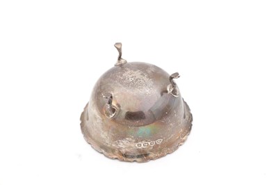 Lot 33 - A GEORGE VI ENGLISH SILVER BOWL ON THREE PAD FEET