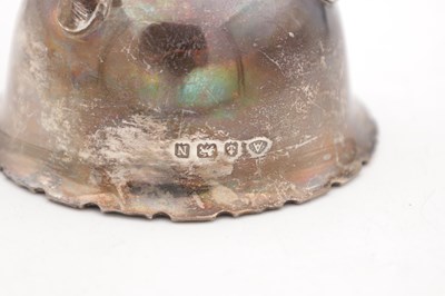 Lot 33 - A GEORGE VI ENGLISH SILVER BOWL ON THREE PAD FEET