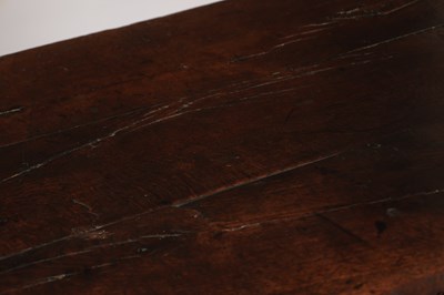 Lot 1563 - A 17TH CENTURY ENGLISH OAK COFFER INITIALLED HG AND DATED 1659
