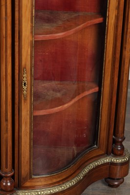 Lot 1574 - A VICTORIAN BURR WALNUT, MARQUETRY AND ORMOLU MOUNTED CREDENZA