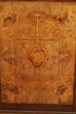 Lot 1574 - A VICTORIAN BURR WALNUT, MARQUETRY AND ORMOLU MOUNTED CREDENZA