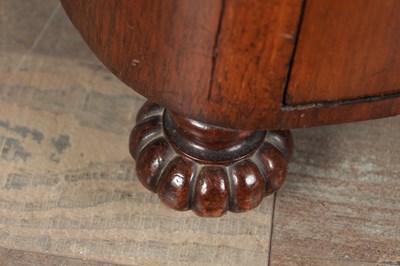 Lot 1532 - A VICTORIAN ROSEWOOD CANTERBURY