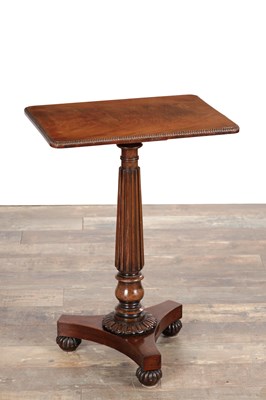 Lot 1607 - A REGENCY FIGURED MAHOGANY WINE TABLE IN THE MANNER OF GILLOWS