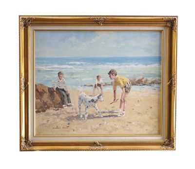 Lot 907 - WILLIAM NORMAN GAUNT (BRITISH 1918-2001) AN OIL ON CANVAS