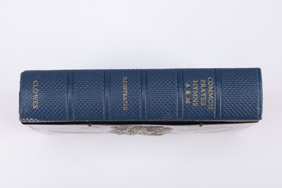 Lot 47 - A COLLECTION OF LATE 19TH TO EARLY 20TH CENTURY ENGLISH SILVER-MOUNTED TOILET AND STATIONERY ITEMS