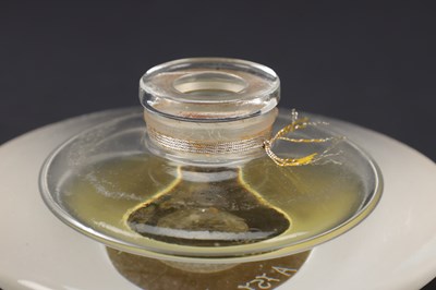 Lot 550 - A LALIQUE GLASS 'APHRODITE' LIMITED EDITION PERFUME BOTTLE