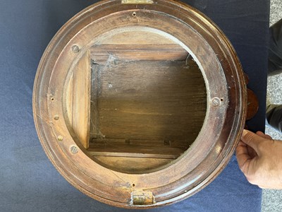 Lot 1310 - RICHARD GANTHONY, LOMBARD STREET, LONDON. A GEORGE III MAHOGANY SILVERED DIAL VERGE DIAL CLOCK