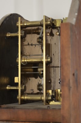 Lot CLERKE, 1 ROYAL EXCHANGE, LONDON. A FINE CARVED OAK GOTHIC STYLE REGULATOR LONGCASE CLOCK IN THE MANNER OF PUGIN