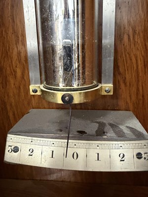 Lot CLERKE, 1 ROYAL EXCHANGE, LONDON. A FINE CARVED OAK GOTHIC STYLE REGULATOR LONGCASE CLOCK IN THE MANNER OF PUGIN