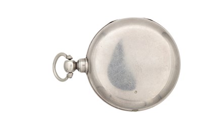 Lot 453 - A SILVER OPEN FACE POCKET WATCH