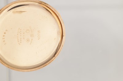 Lot 313 - A WALTHAM ROLLED GOLD OPEN FACE POCKET WATCH 15 JEWELS