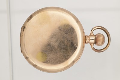 Lot 313 - A WALTHAM ROLLED GOLD OPEN FACE POCKET WATCH 15 JEWELS