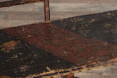 Lot 1557 - A LATE 19TH CENTURY BAMBOO TWO-SEATER SETTEE