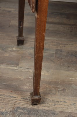 Lot 1546 - A GEORGE III MAHOGANY COUNTRY HOUSE RENT DESK