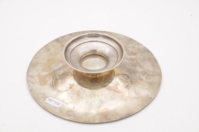 Lot 132 - A SILVER PEDESTAL DISH