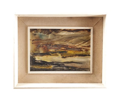 Lot 932 - A 20TH CENTURY MIXED MEDIA SEASCAPE