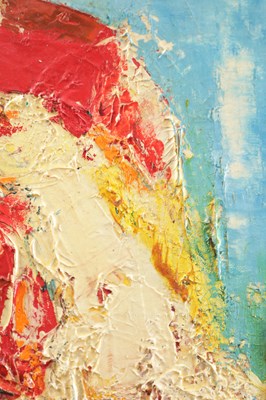Lot 882 - HENRY ROLAND (1919-2000) AN ABSTRACT OIL ON CANVAS