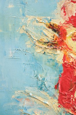 Lot 882 - HENRY ROLAND (1919-2000) AN ABSTRACT OIL ON CANVAS