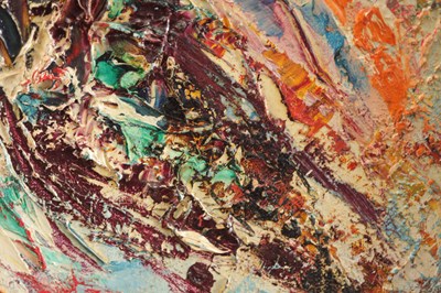 Lot 882 - HENRY ROLAND (1919-2000) AN ABSTRACT OIL ON CANVAS