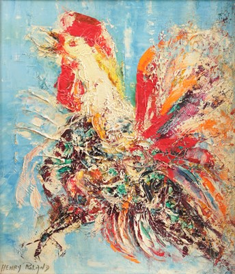 Lot 882 - HENRY ROLAND (1919-2000) AN ABSTRACT OIL ON CANVAS